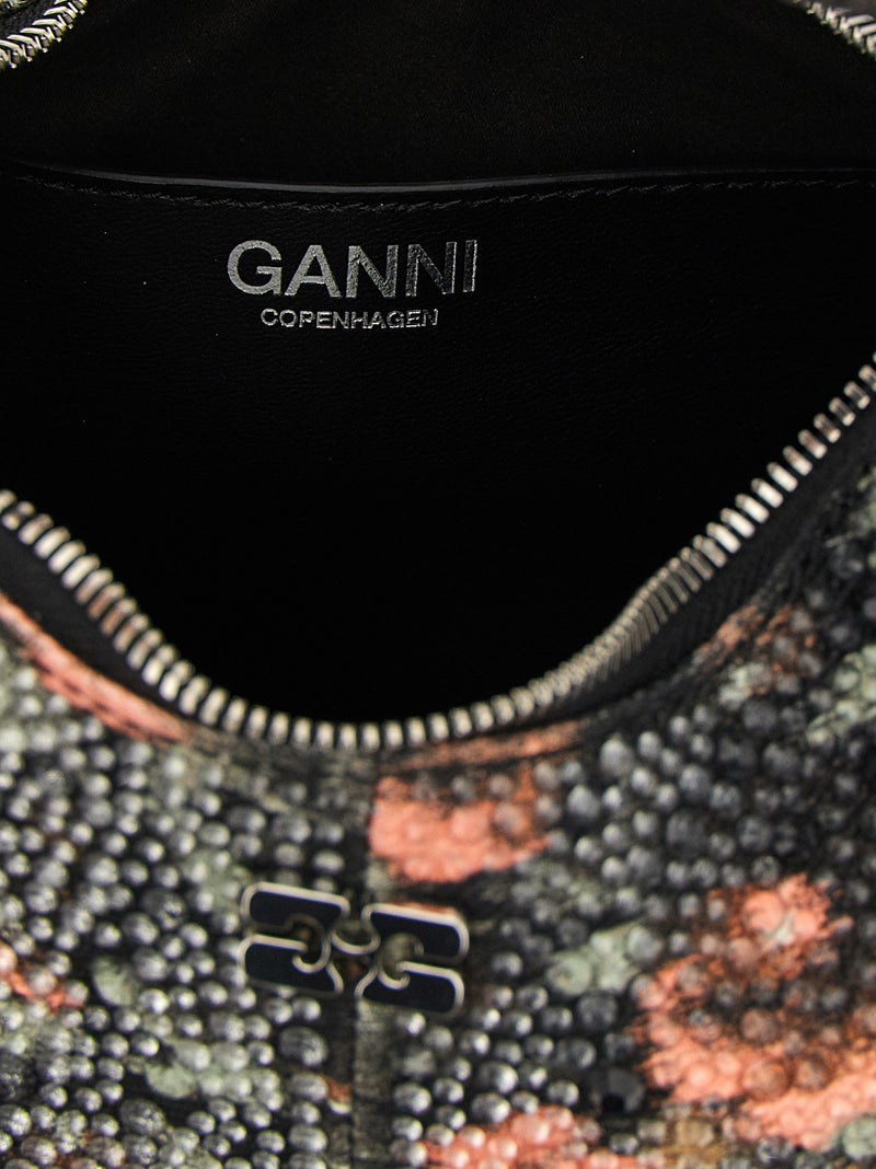 Sac à main Ganni en coton multicolore
