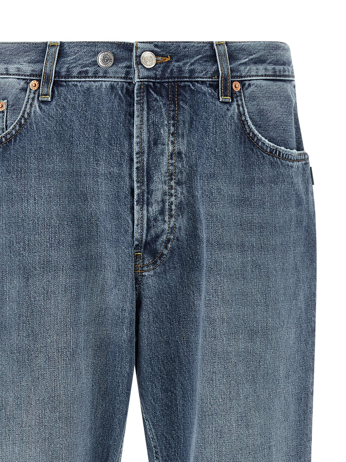 Department 5 Jean fuselé en coton bleu