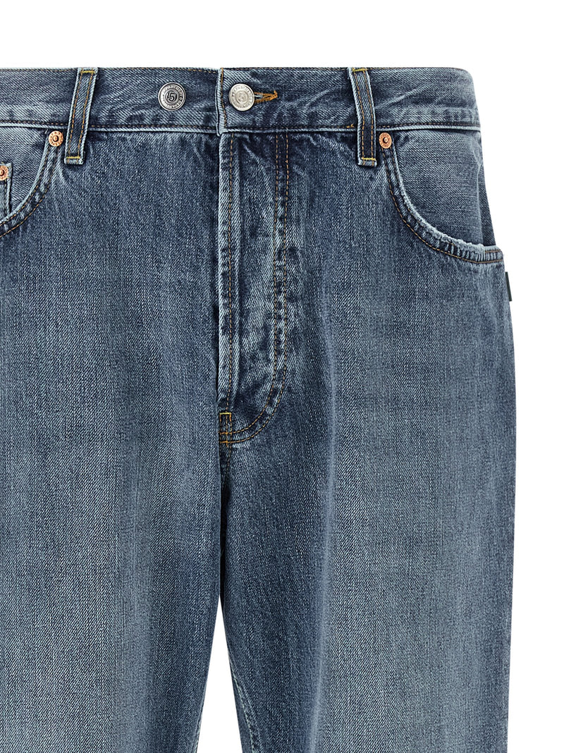 Department 5 Jean fuselé en coton bleu