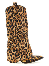 Bottes Chelsea R13 en cuir de vachette marron