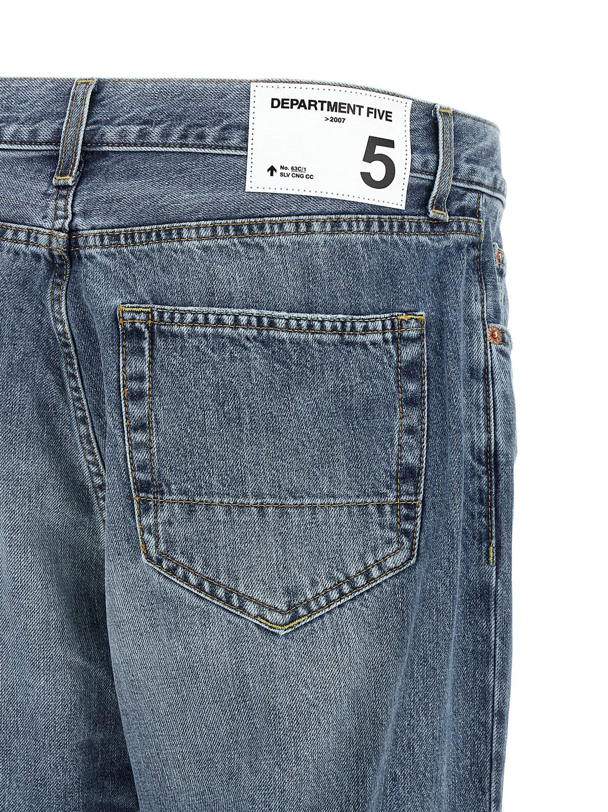 Department 5 Jean fuselé en coton bleu