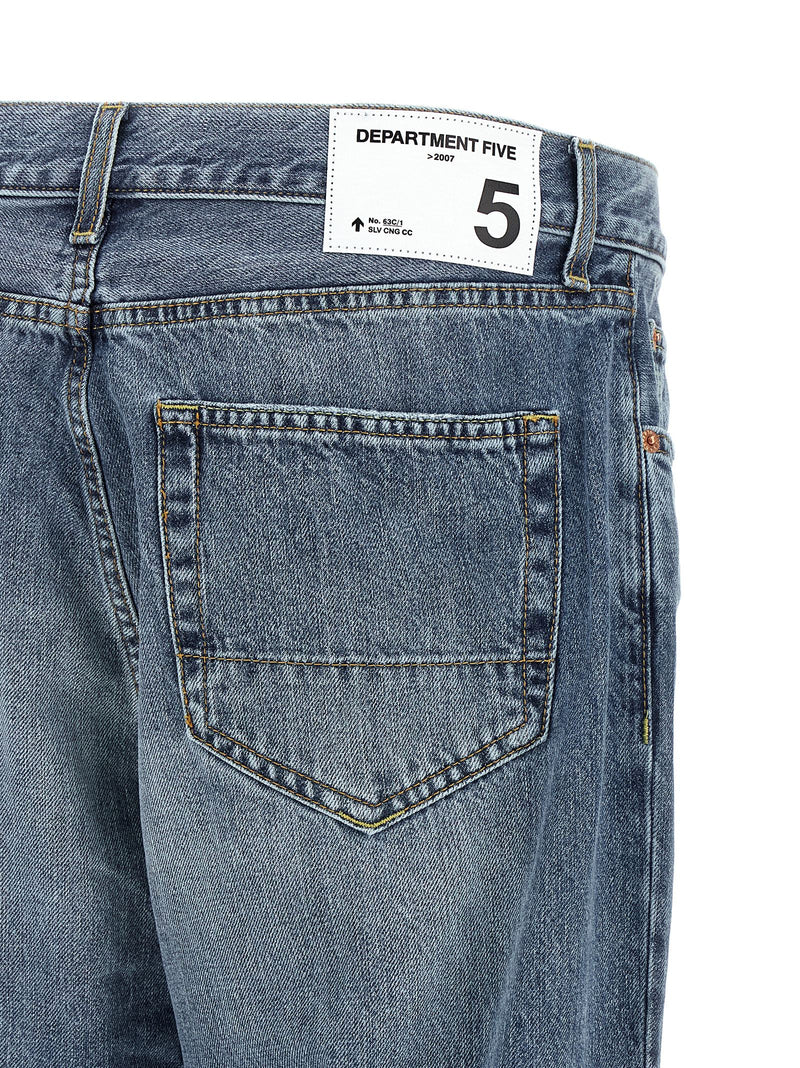 Department 5 Jean fuselé en coton bleu