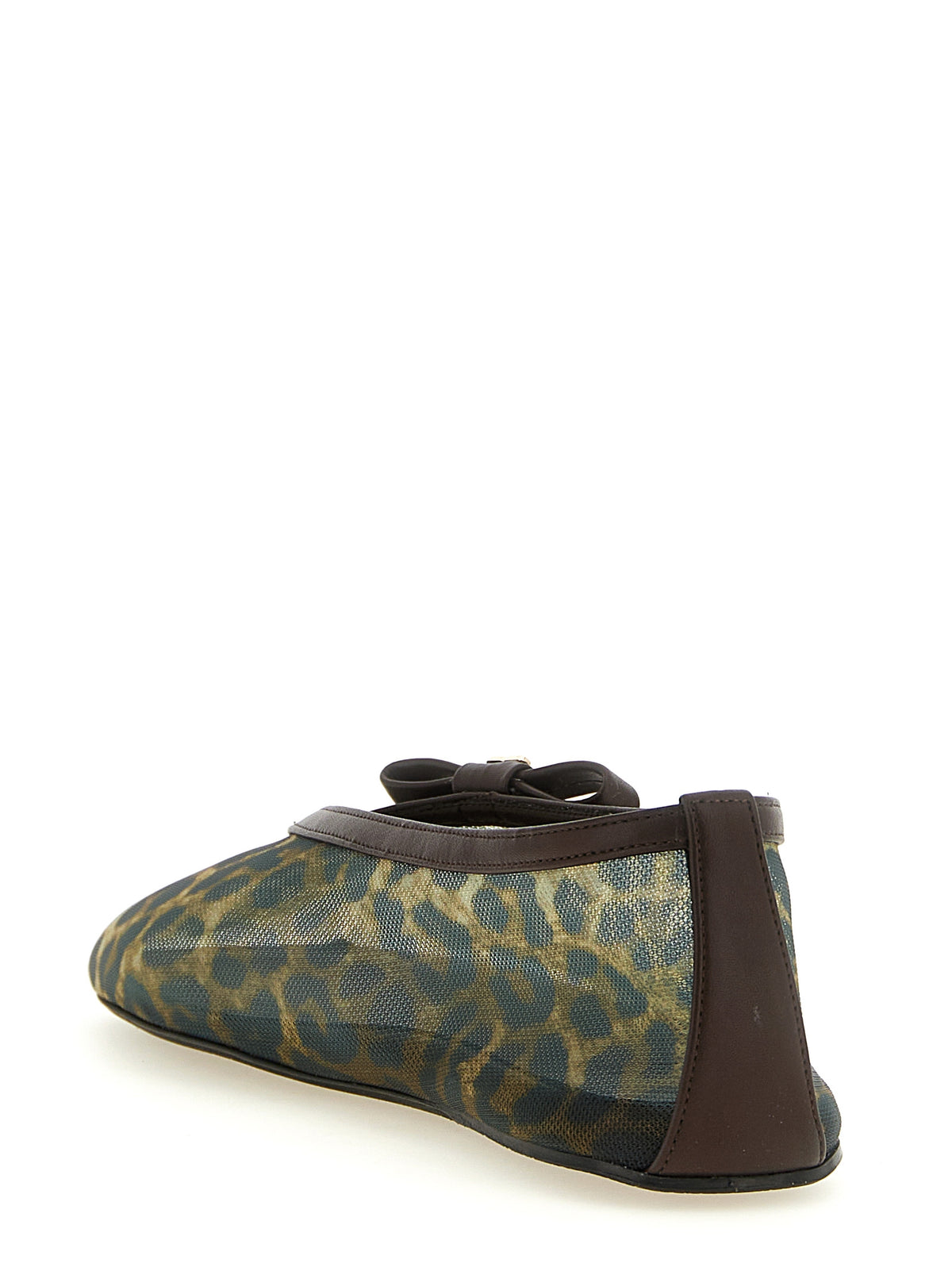 Ballerines Ganni en nylon marron