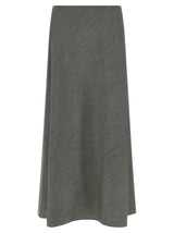 Mini-jupe Alberta Ferretti en viscose grise