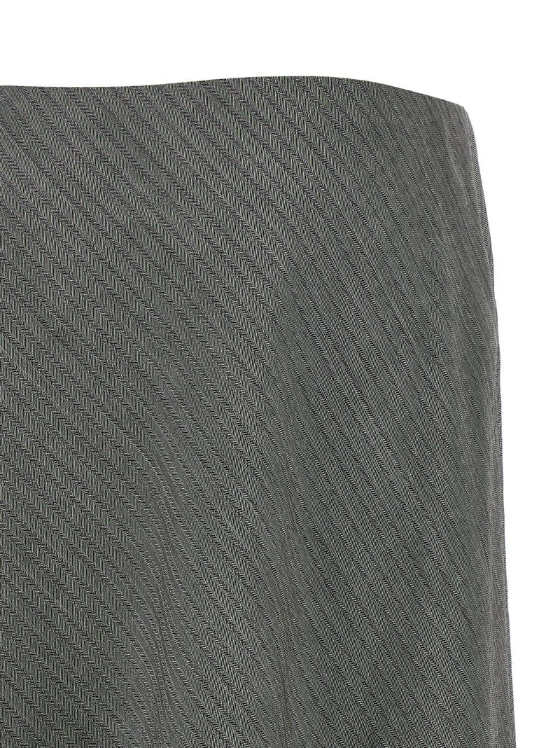 Alberta Ferretti Gray Viscose Mini Skirt