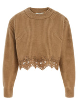 Gilet en laine beige Chloé