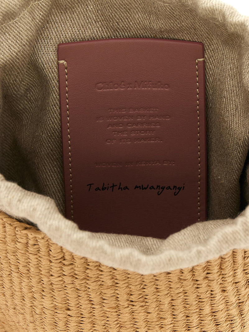 Sac à main Chloé en papier beige