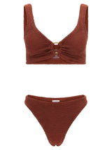 Maillot de bain en polyamide marron Hunza G