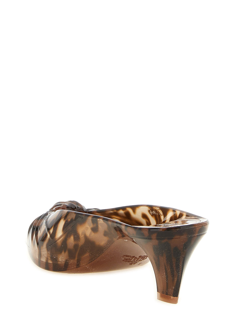 Chloé Brown Polyurethane Mid Heel Pumps