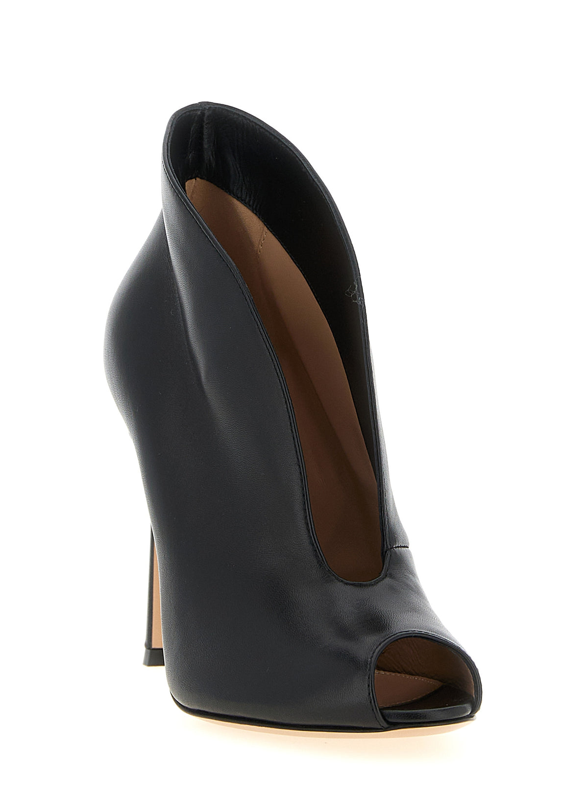 Bottines Gianvito Rossi en cuir d'agneau noir
