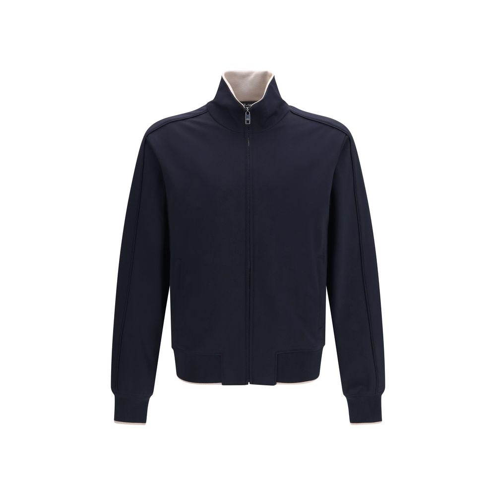 Veste longue Dolce & Gabbana en polyamide bleu