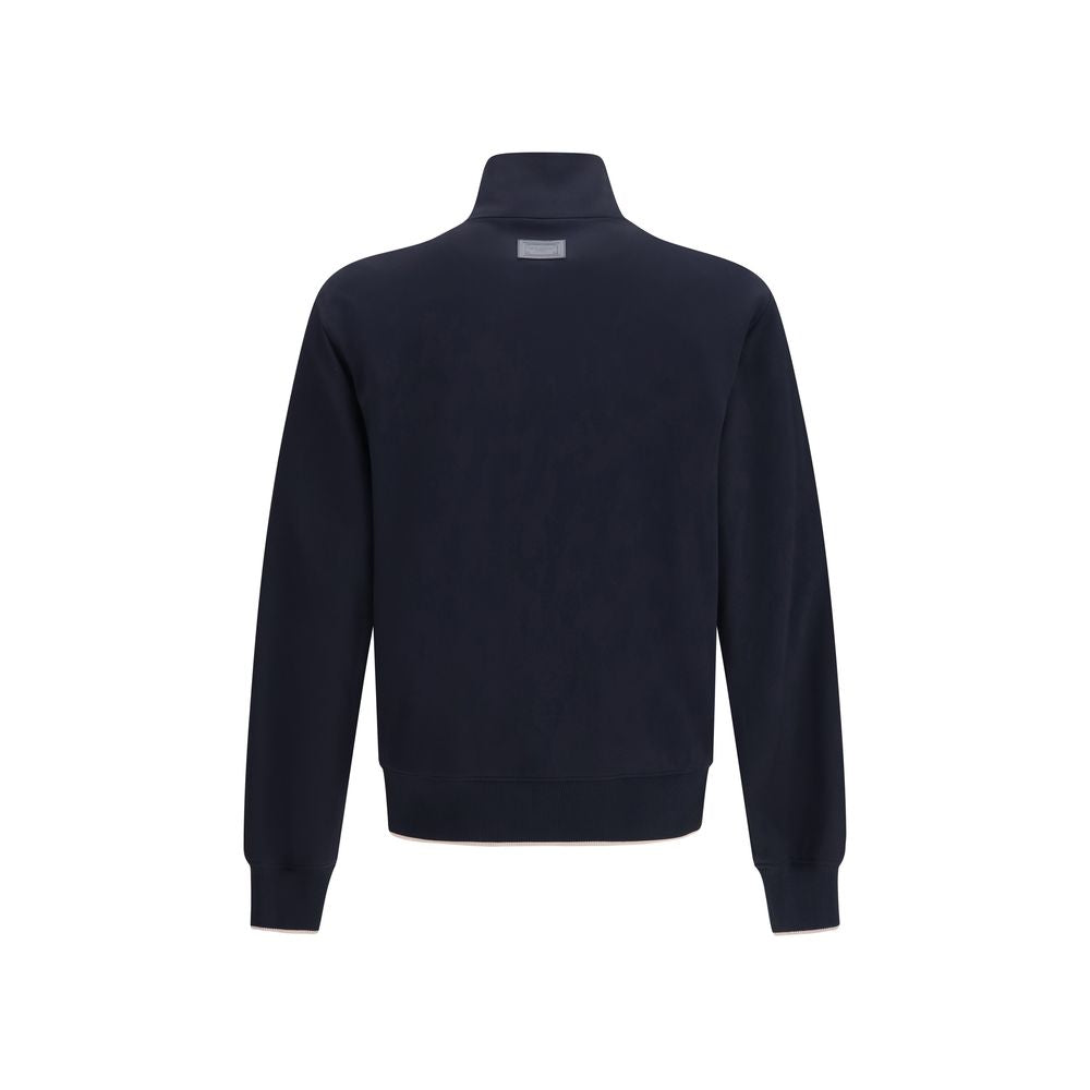 Veste longue Dolce & Gabbana en polyamide bleu