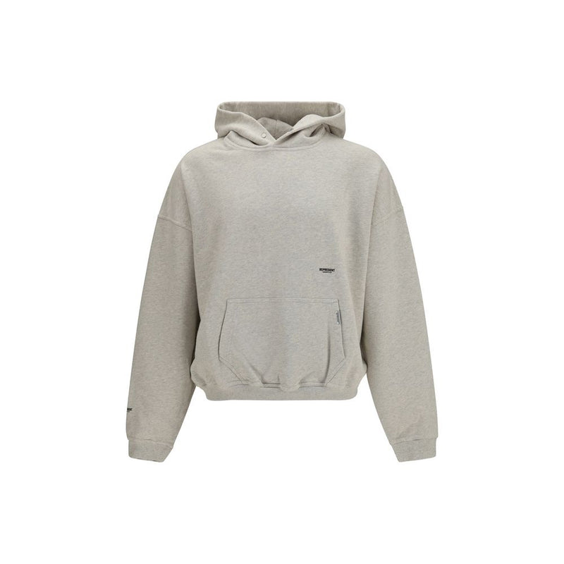 Sweat-shirt en coton beige Represent