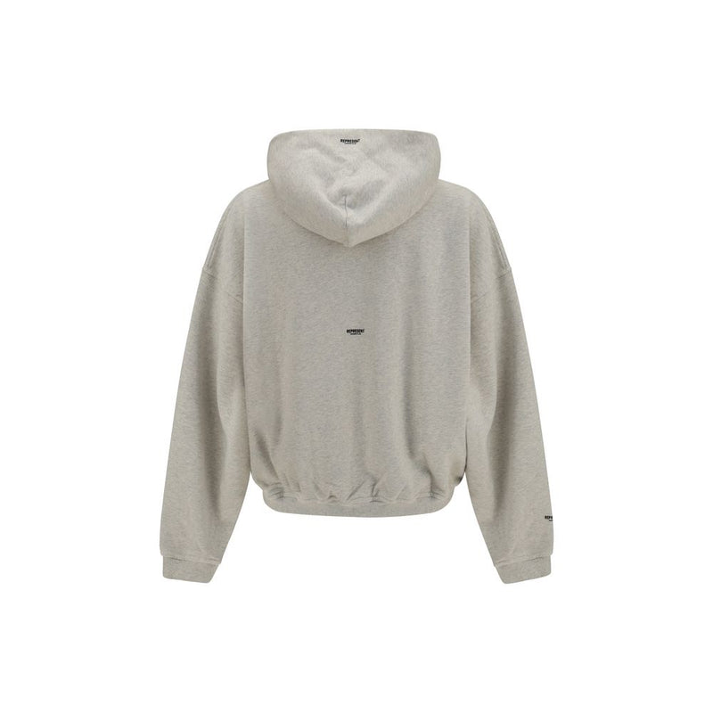 Sweat-shirt en coton beige Represent