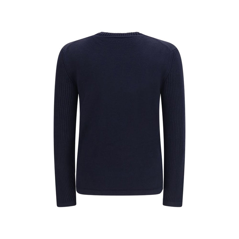 Sweat-shirt Prada en laine bleue Oves Aries