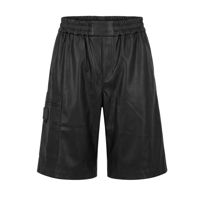 Trussardi Jeans Short Homme Noir en Polyester