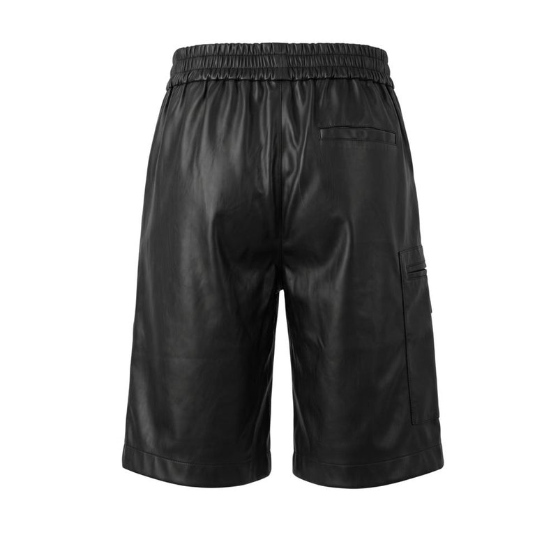 Trussardi Jeans Short Homme Noir en Polyester
