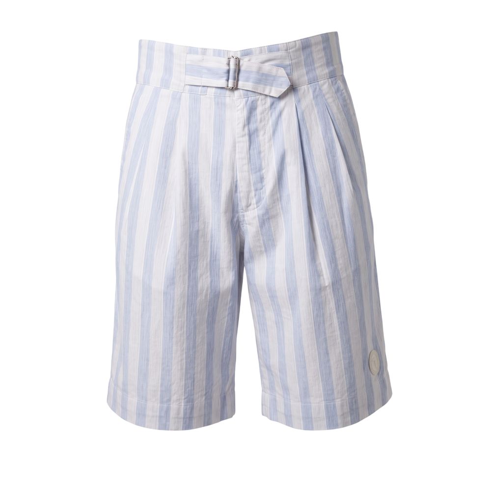 Short en jean Trussardi blanc en coton pour homme