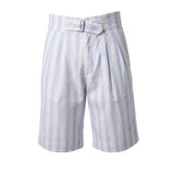 Short en jean Trussardi blanc en coton pour homme