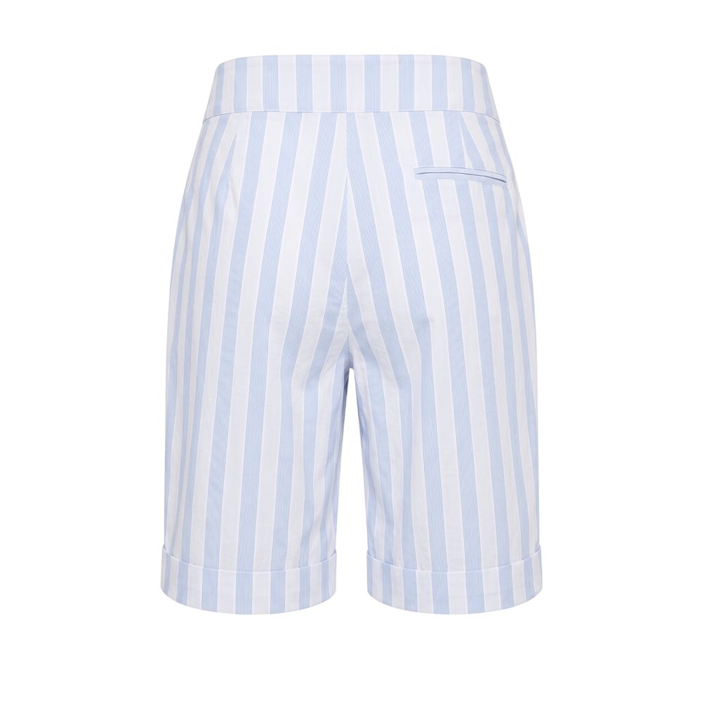 Short en jean Trussardi blanc en coton pour homme