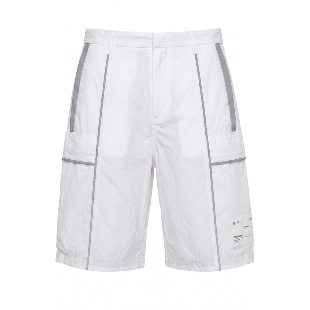 Short homme Trussardi Jeans blanc en polyamide