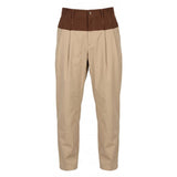 Pantalon homme en coton beige Trussardi Jeans