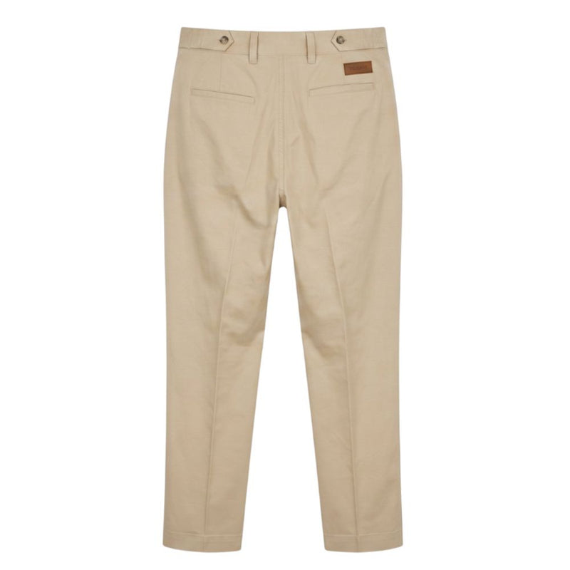 Pantalon homme en coton beige Trussardi Jeans