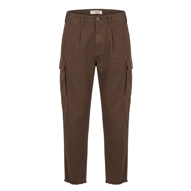 Pantalon Homme Trussardi Jeans Marron Coton