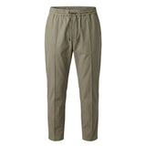 Pantalon pour homme Trussardi Jeans en mélange de coton vert