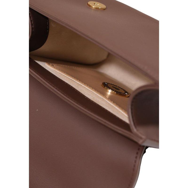 Sac à main Love Moschino en polyéthylène marron