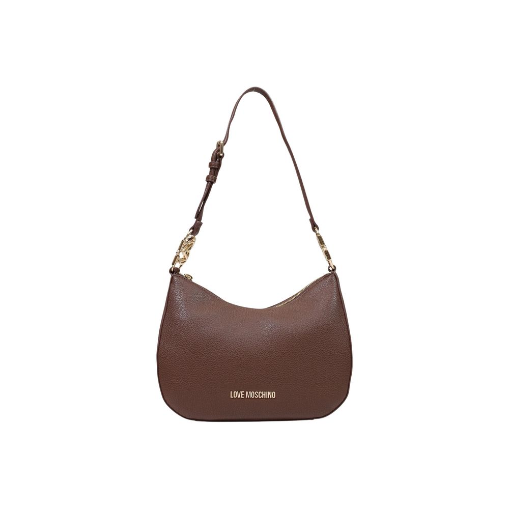 Sac à main Love Moschino en polyéthylène marron