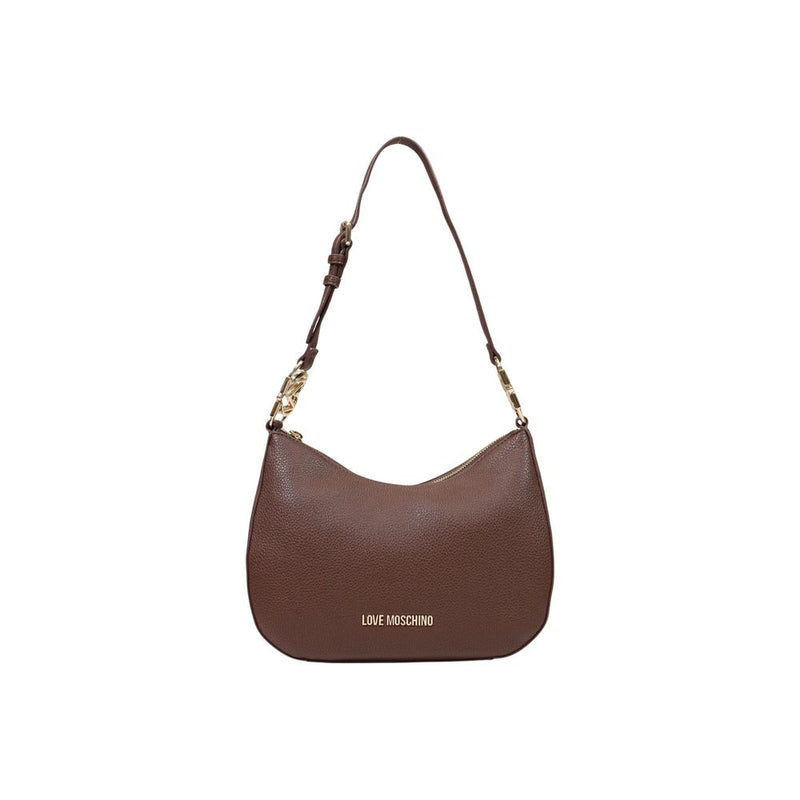 Sac à main Love Moschino en polyéthylène marron