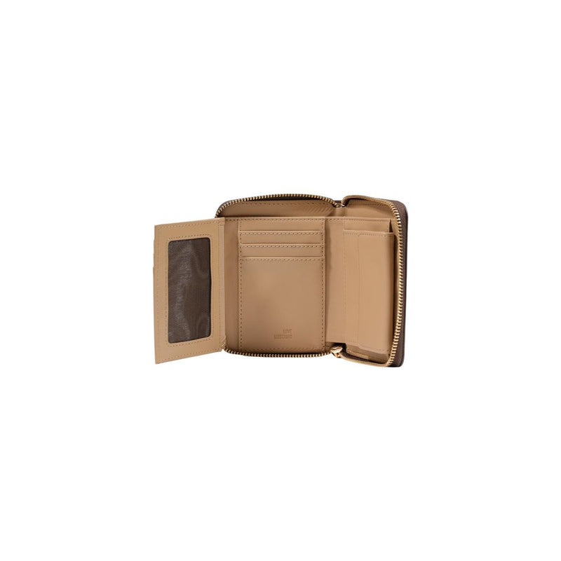 Portefeuille Love Moschino en polyéthylène marron