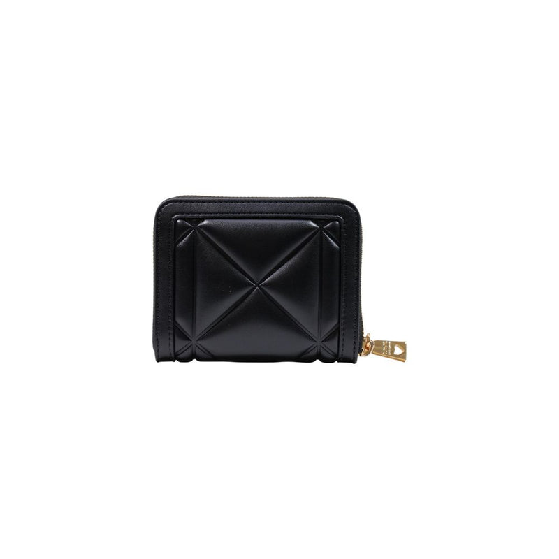 Portefeuille en polyéthylène noir Love Moschino