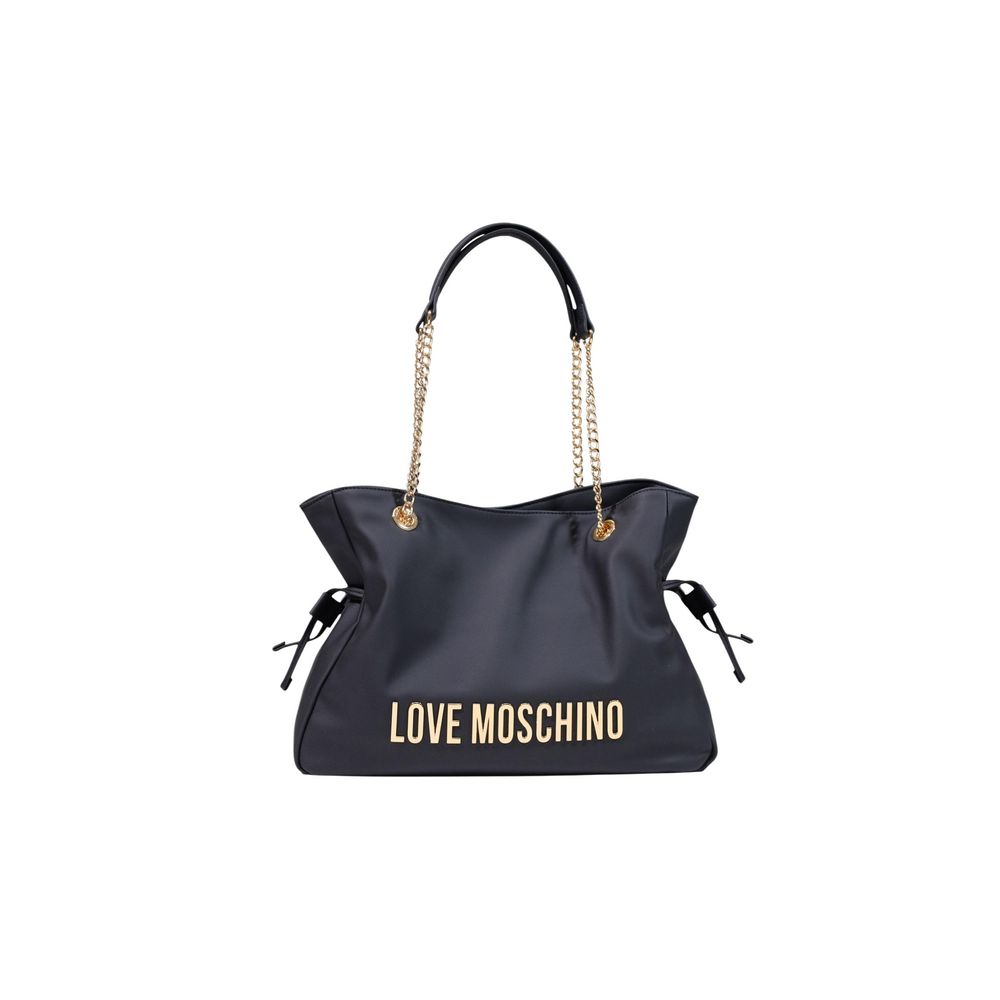 Sac à main Love Moschino en polyester noir