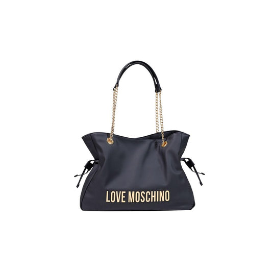 Sac à main Love Moschino en polyester noir