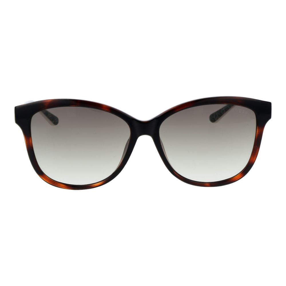 Lunettes de soleil Guess en plastique marron