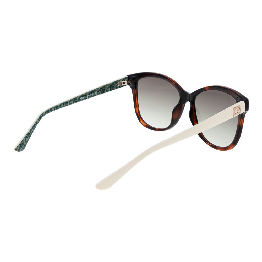 Lunettes de soleil Guess en plastique marron