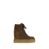 Baskets chunky Casadei en caoutchouc marron