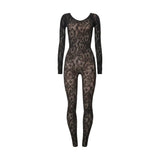 Combinaison Wolford en polyamide noir
