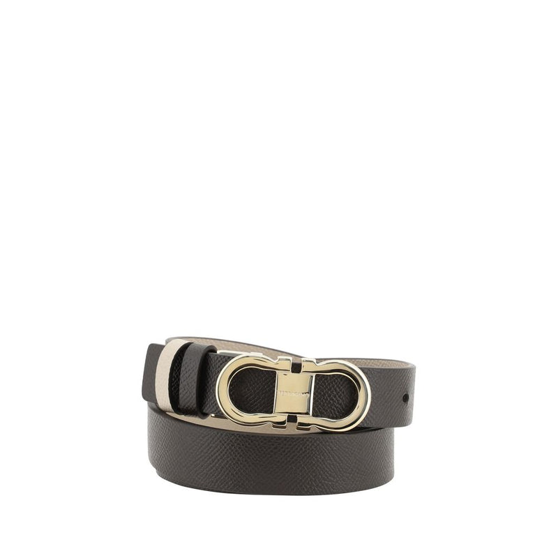 Ceinture Ferragamo Bos Taurus Regular en cuir de veau marron
