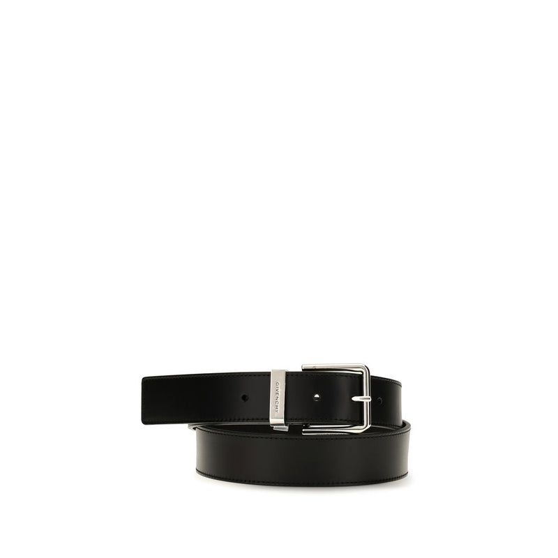 Ceinture Givenchy en cuir de veau noir Bos Taurus