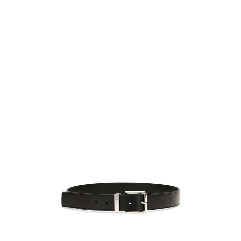 Ceinture Givenchy en cuir de veau noir Bos Taurus