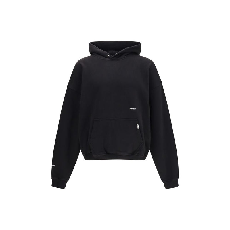 Represent Black Cotton Sweatshirt