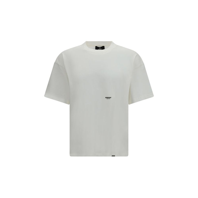 Represent White Cotton T-Shirt