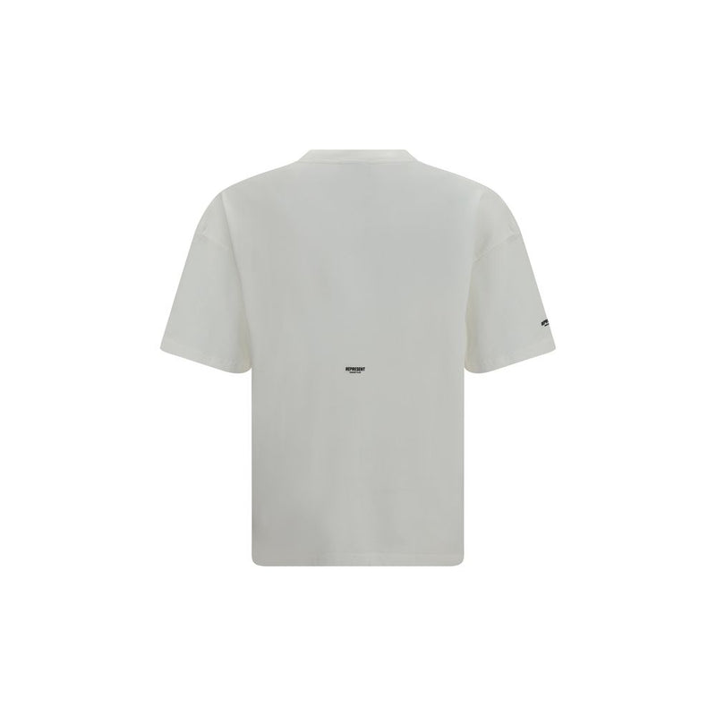 Represent White Cotton T-Shirt