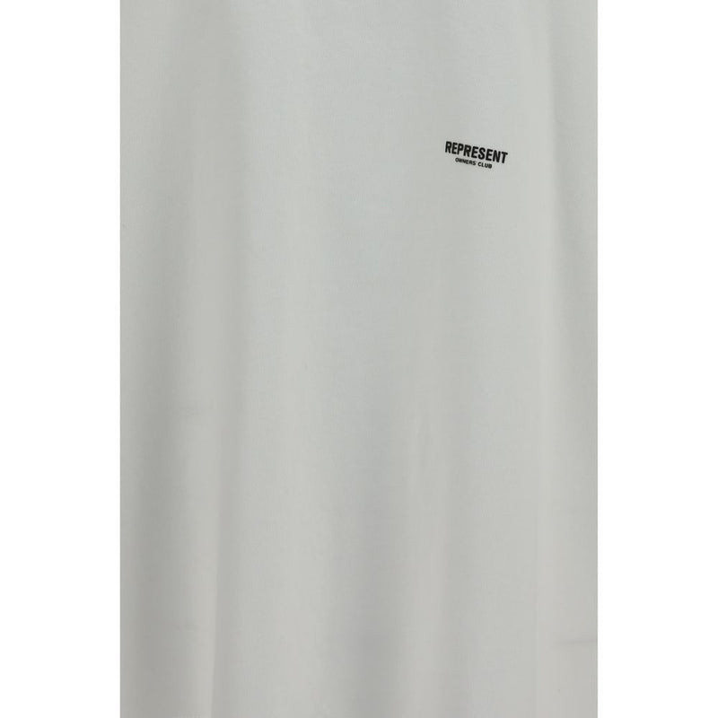 Represent White Cotton T-Shirt