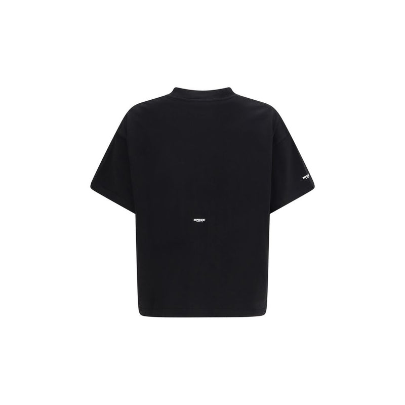 Represent Black Cotton T-Shirt