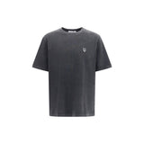 T-shirt en Coton Gris Maison Kitsuné