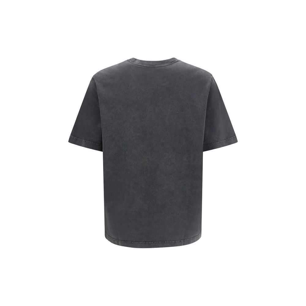T-shirt en Coton Gris Maison Kitsuné